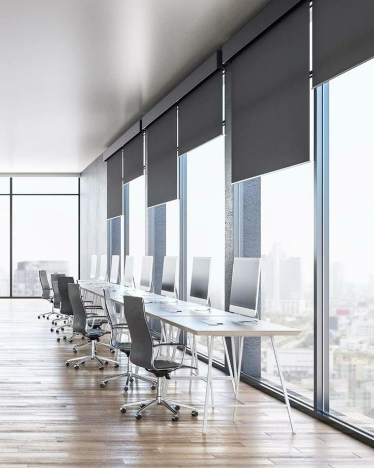 Soluciones de cortinas para oficinas contemporáneas